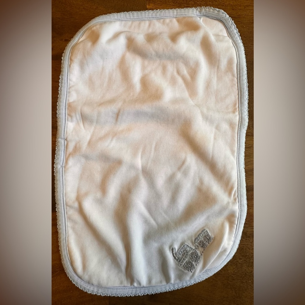 KIDS ROYAL BABY COTTON PIMA BURP CLOTH - TRAIN